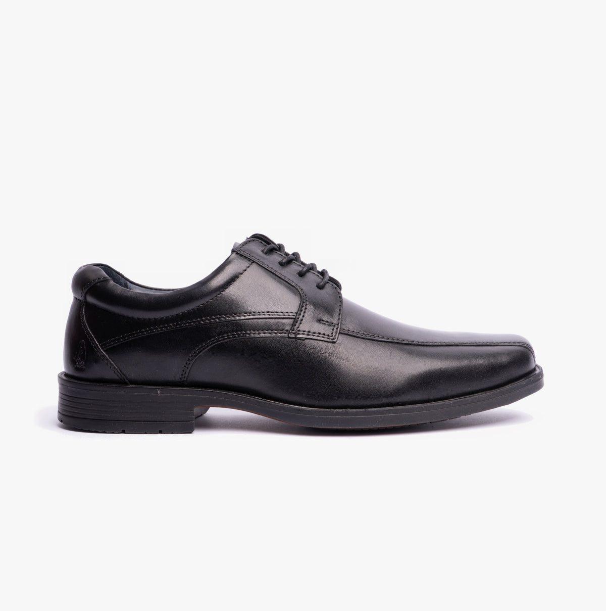 Hush Puppies BRANDON Mens Leather Formal Shoes Black