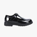 Hush Puppies GRACIE Girls Shoes Patent Black