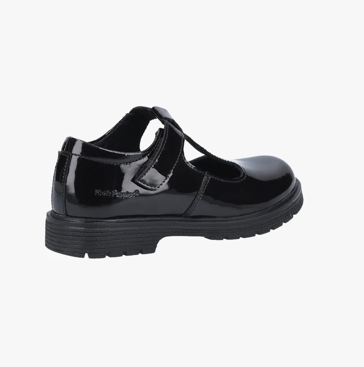 Hush Puppies GRACIE Girls Shoes Patent Black