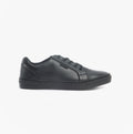 Hush Puppies SAM Boys Leather School Shoes Black