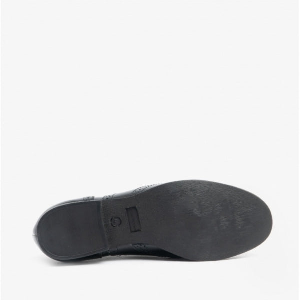Hush Puppies KADA Girls School Shoes Black Patent