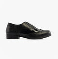 Hush Puppies KADA Girls Leather School Shoes Black