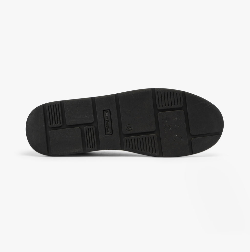 Hush Puppies ROBERT SNR Boys Shoes Black