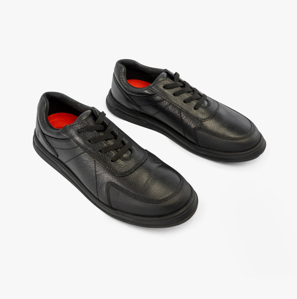 Hush Puppies ROBERT SNR Boys Shoes Black