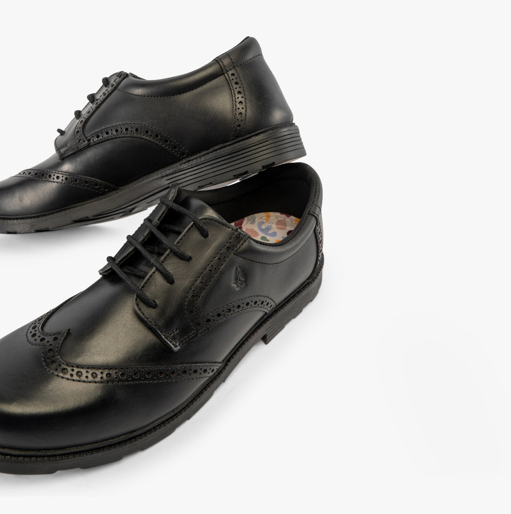 Hush Puppies JACOB SNR Boys Shoes Black