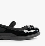 Hush Puppies BETTY PATENT JNR Girls Shoes Black