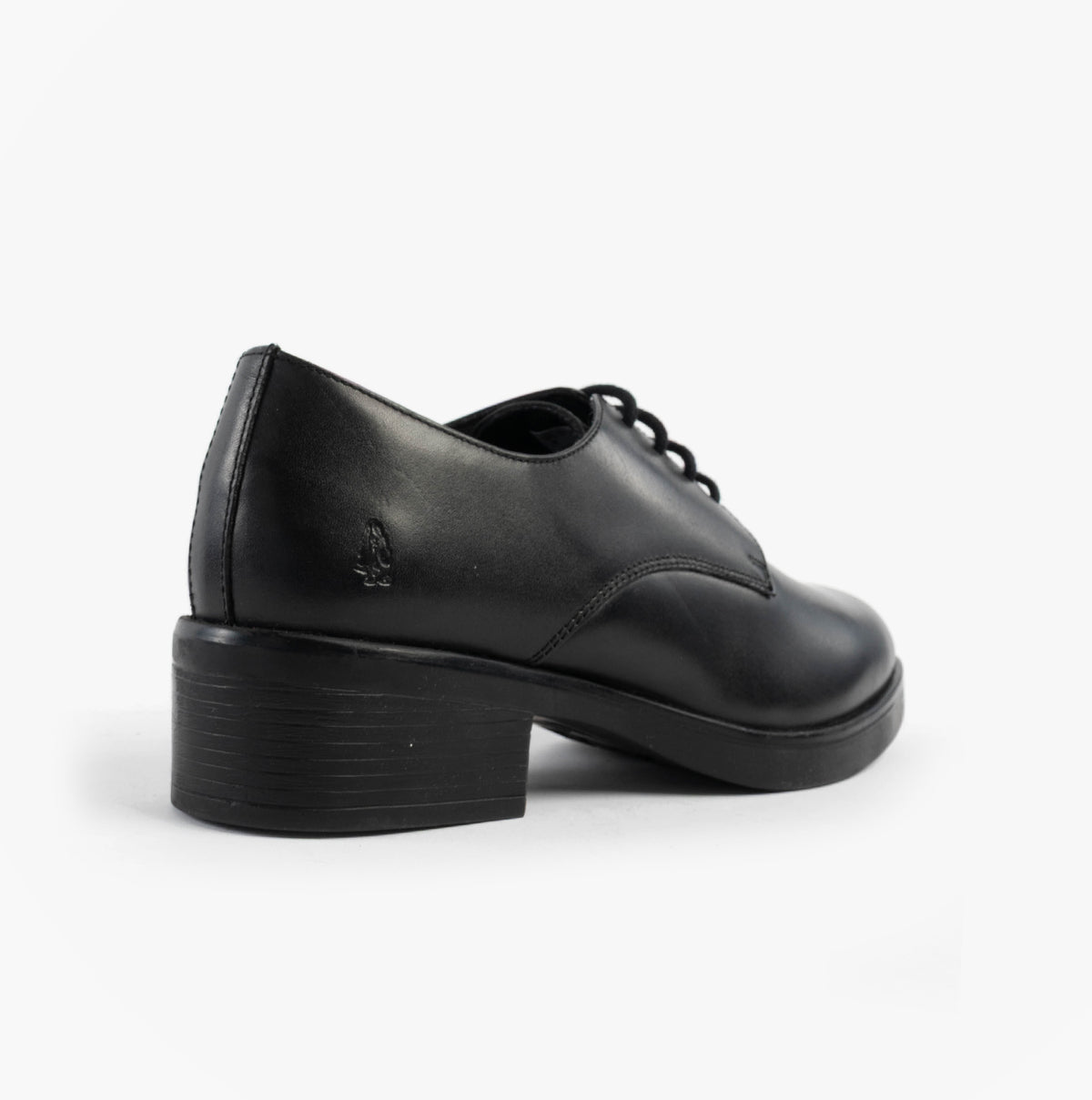 Hush Puppies ANASTASIA Girls Leather School Shoes Black