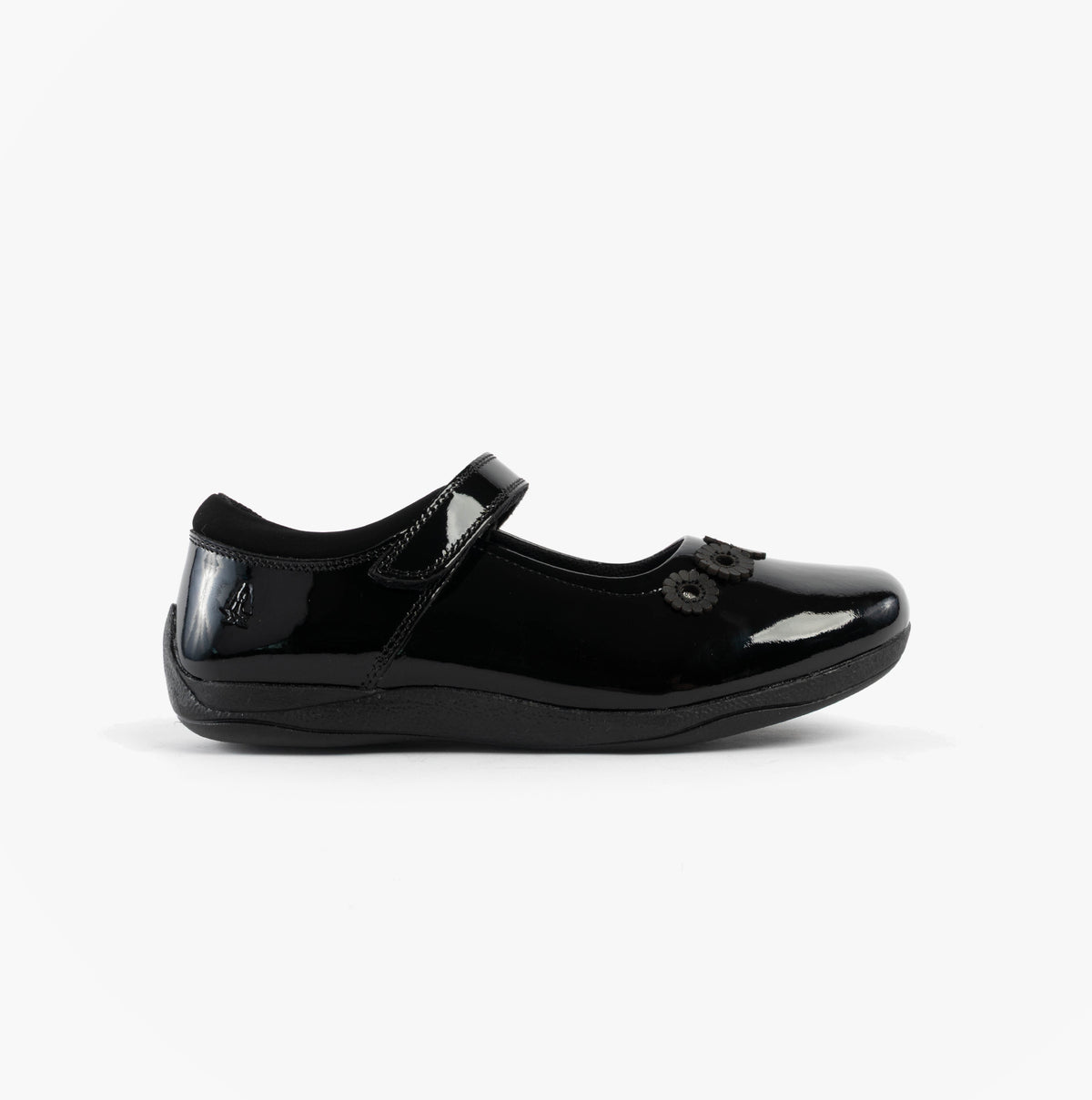 Hush Puppies CHRISTINA PATENT JUNIOR Girls Shoes Black