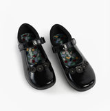 Hush Puppies CHRISTINA PATENT JUNIOR Girls Shoes Black