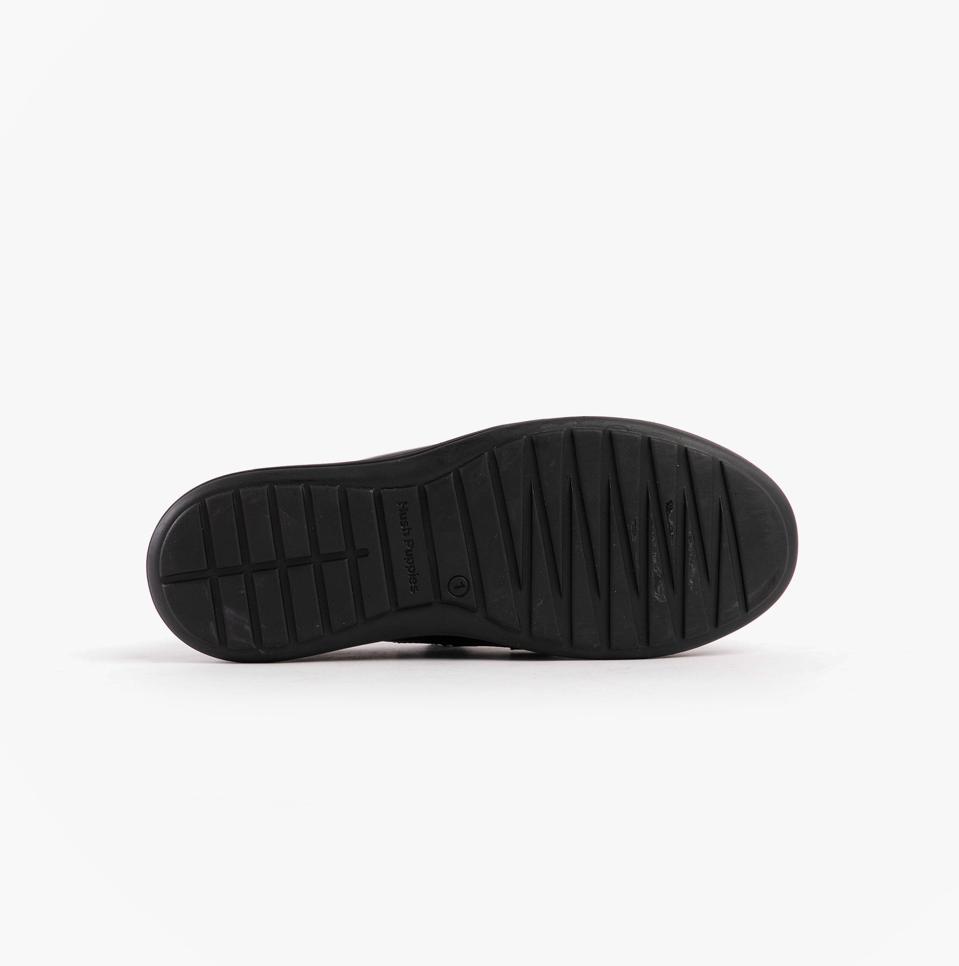 Hush Puppies SCOTT Boys Leather School Shoes Black