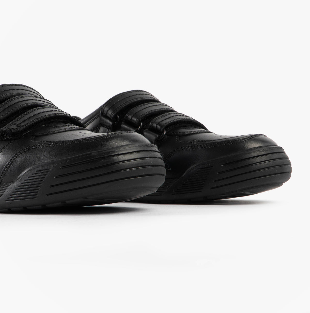 Hush Puppies SCOTT Boys Leather School Shoes Black