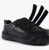 Hush Puppies SCOTT Boys Leather School Shoes Black
