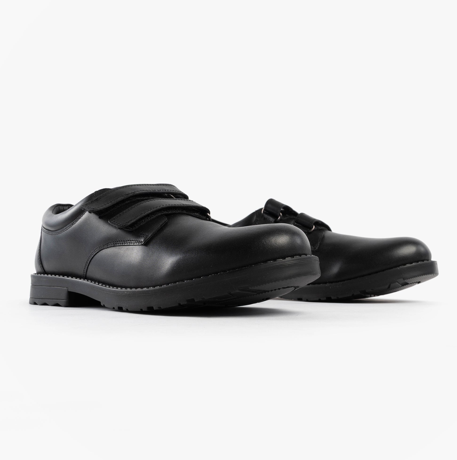 Hush Puppies BARRY Boys School Shoes Black