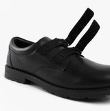 Hush Puppies BARRY Boys School Shoes Black