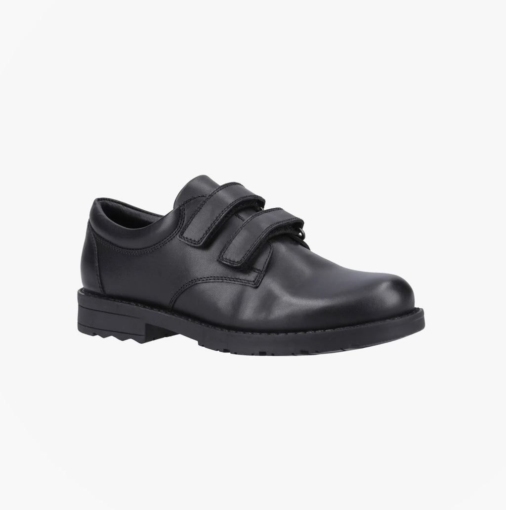 Hush Puppies BARRY Boys School Shoes Black