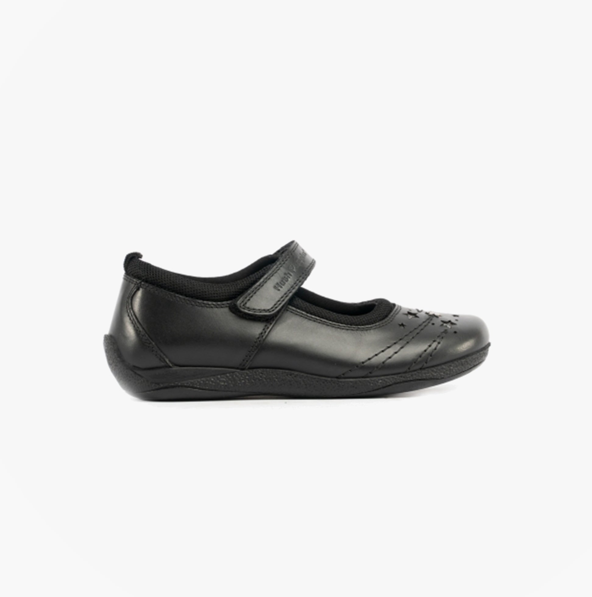 Hush Puppies AMBER Senior Girls School Shoes Black