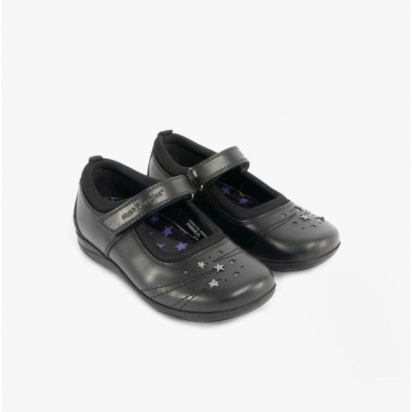 Hush Puppies AMBER Senior Girls School Shoes Black
