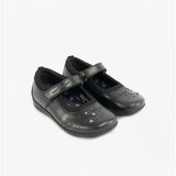 Hush Puppies AMBER Senior Girls School Shoes Black
