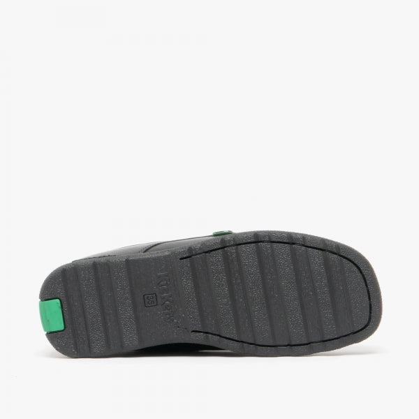 Kickers 114237 FRAGMA LACE 4 EYE Boys School Shoes Black
