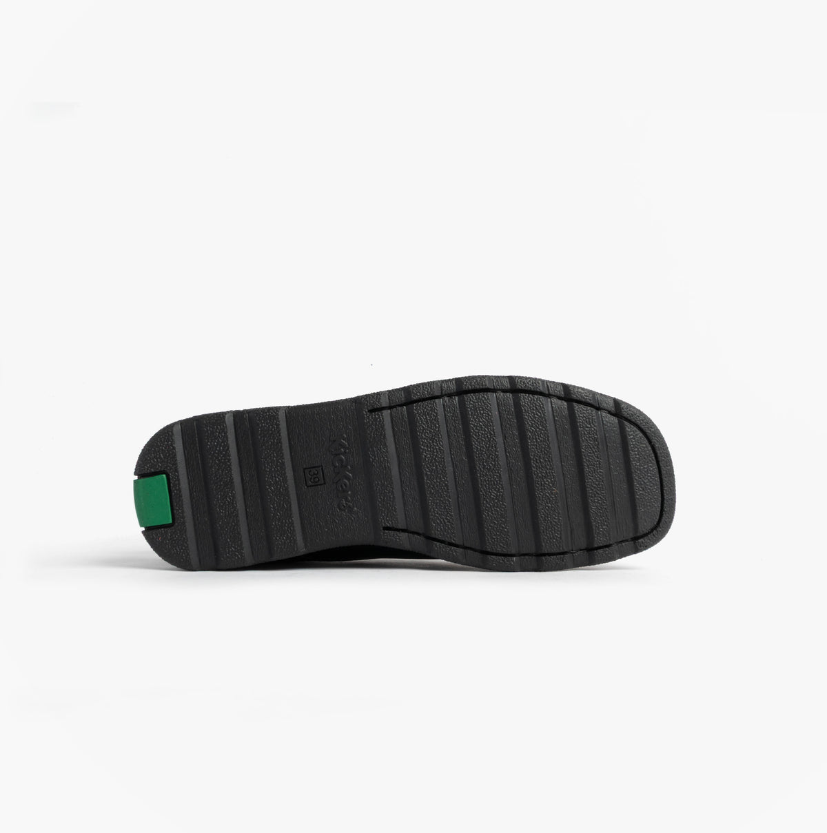 Kickers 114245 FRAGMA SLIP Boys School Shoes Black