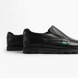 Kickers 114245 FRAGMA SLIP Boys School Shoes Black