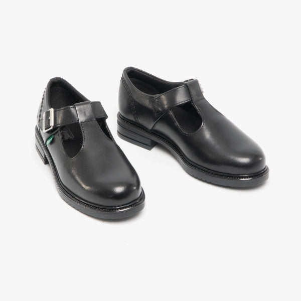 Kickers 114824 LACH Girls School Shoes Black