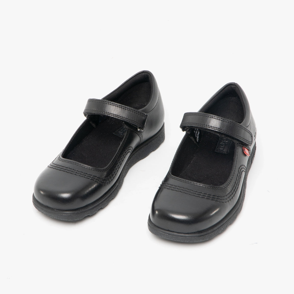 Kickers FRAGMA POP Girls School Shoes Black