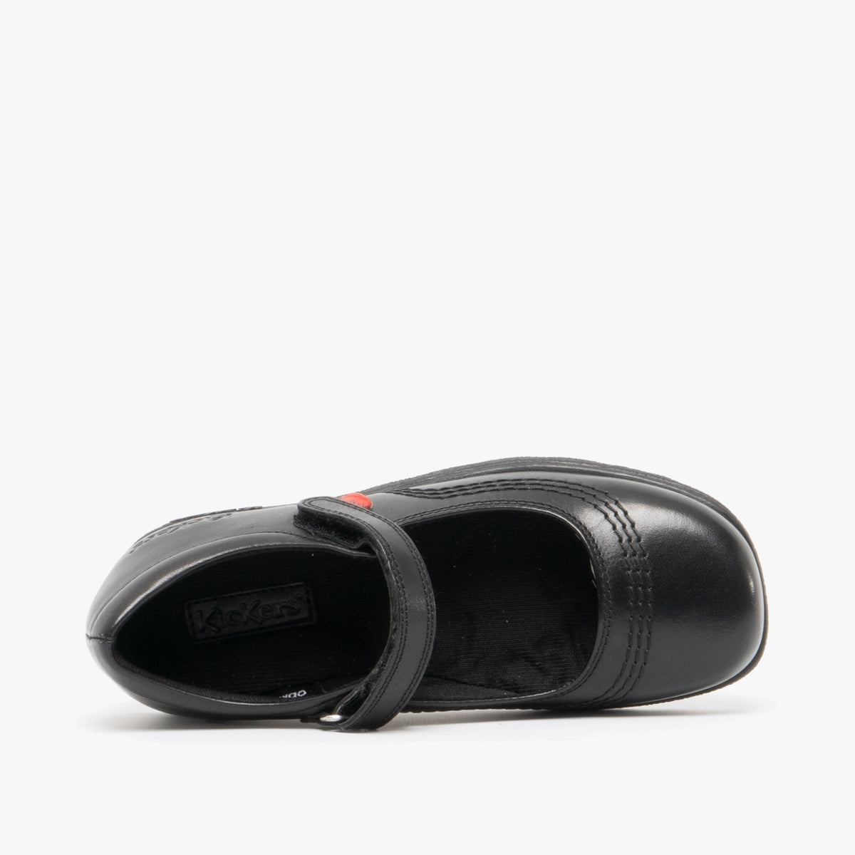 Kickers FRAGMA POP Girls School Shoes Black