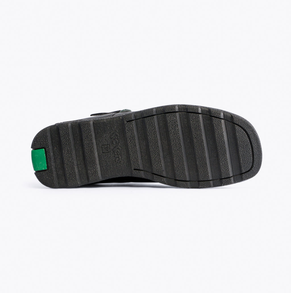 Kickers 115711 FRAGMA T-BUCKLE Girls School Shoes Black