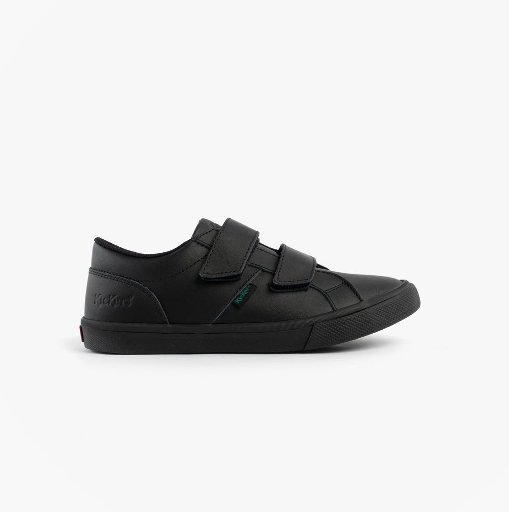 Kickers 117412 KODY TWIN Unisex School Shoes Black
