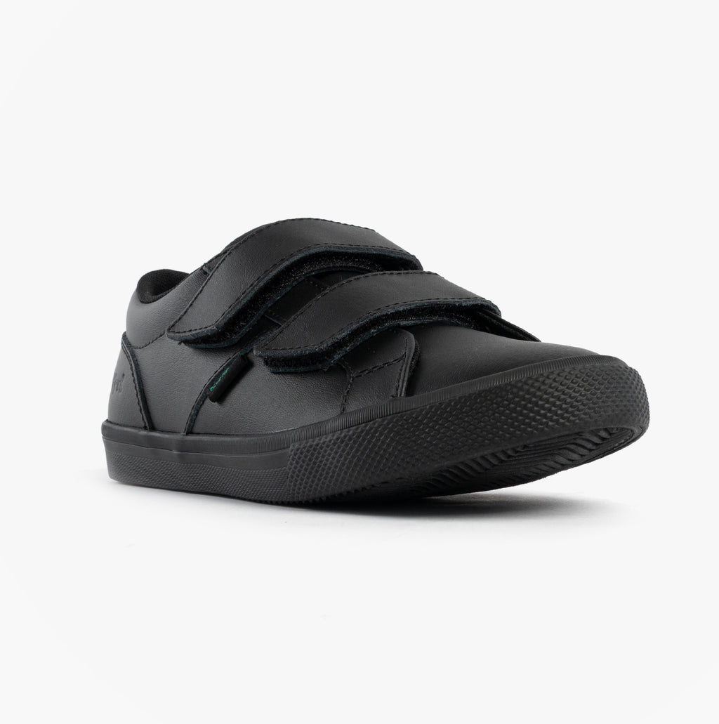 Kickers 117412 KODY TWIN Unisex School Shoes Black
