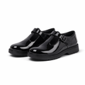 Kickers FINLEY T-BAR Girls School Shoes Black