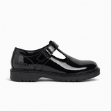 FINLEY T-BAR Girls School Shoes Black