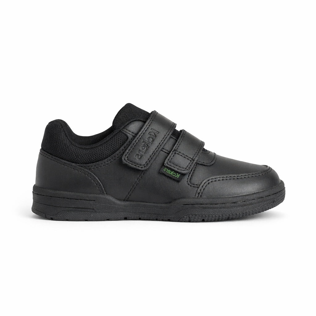 Kickers MERVAN Boys School Shoes Black
