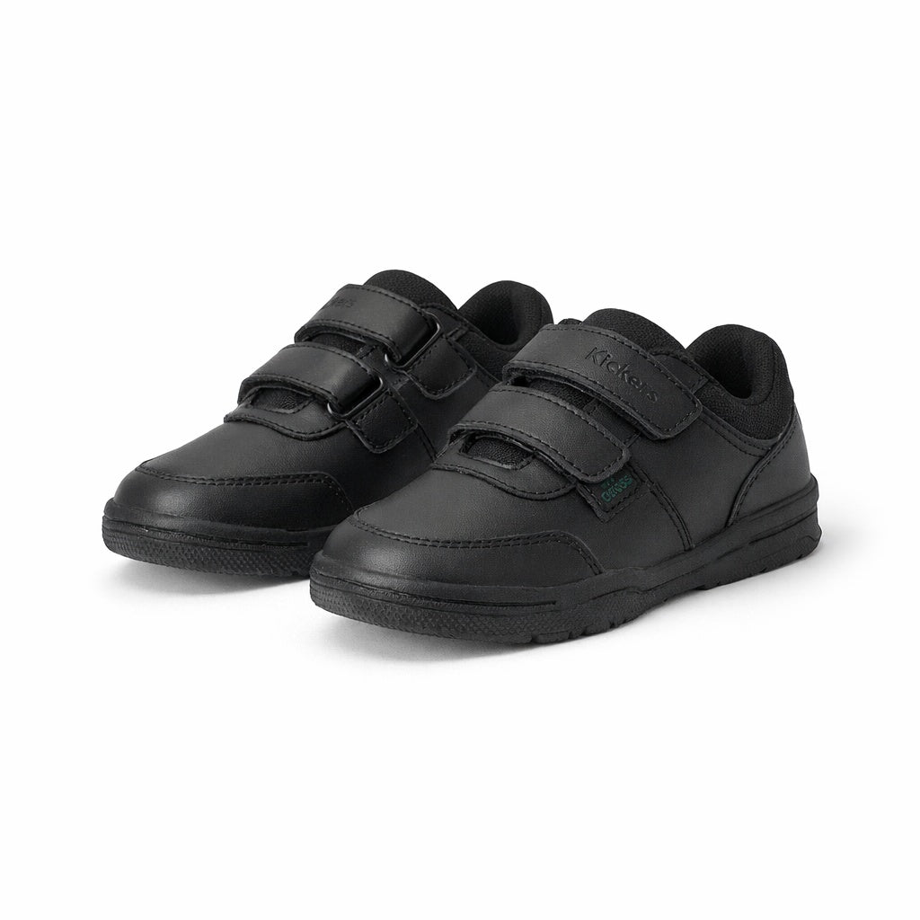 Kickers MERVAN Boys School Shoes Black