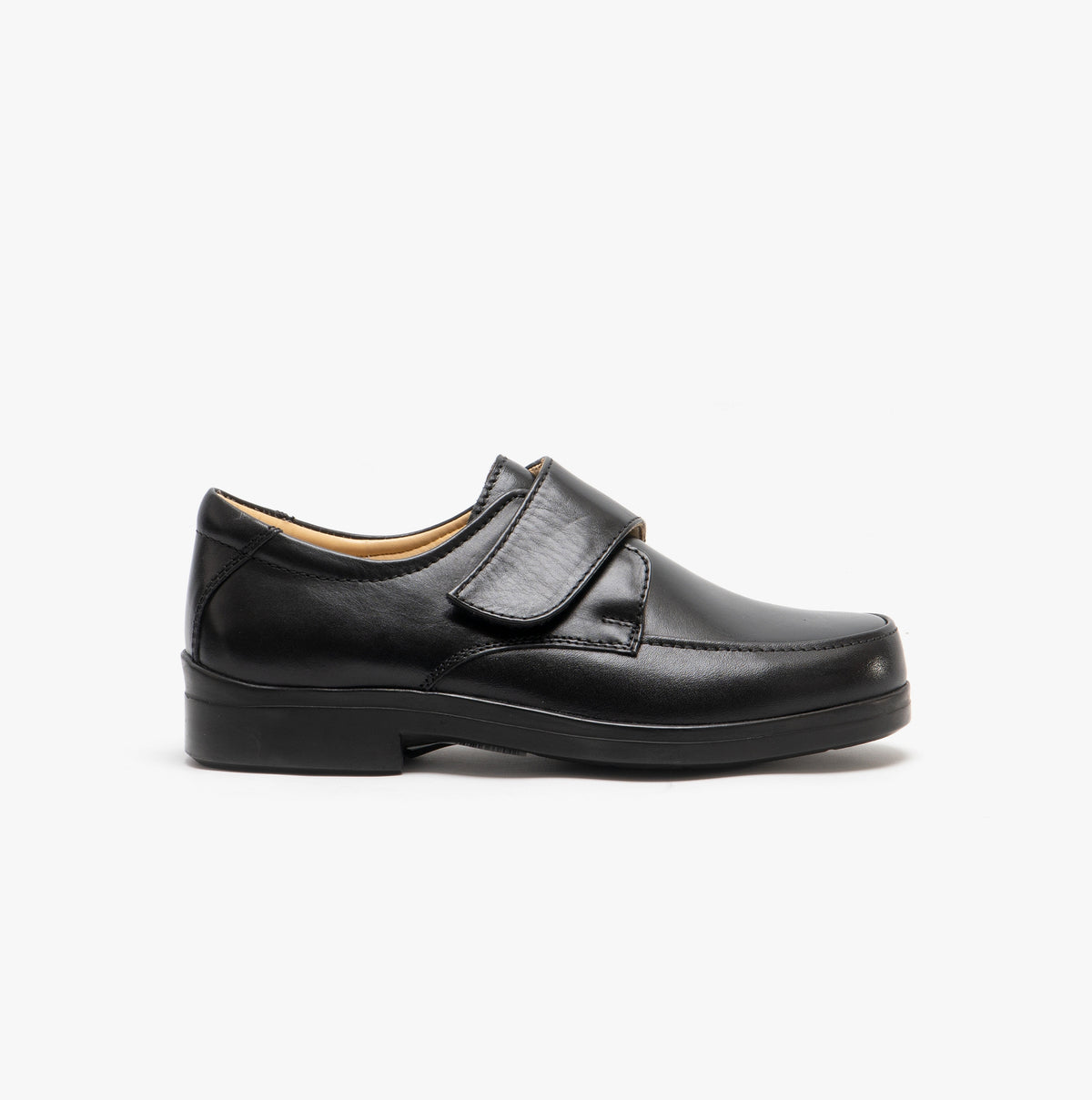 Roamers GRAHAM Mens Touch Close Light XXX Extra Wide Shoes Black