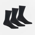 Shuperb Mens 3 Pack Of Suit Socks Black: One Size