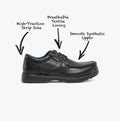 US Brass STUBBY Boys Lace-Up Casual Shoes Black