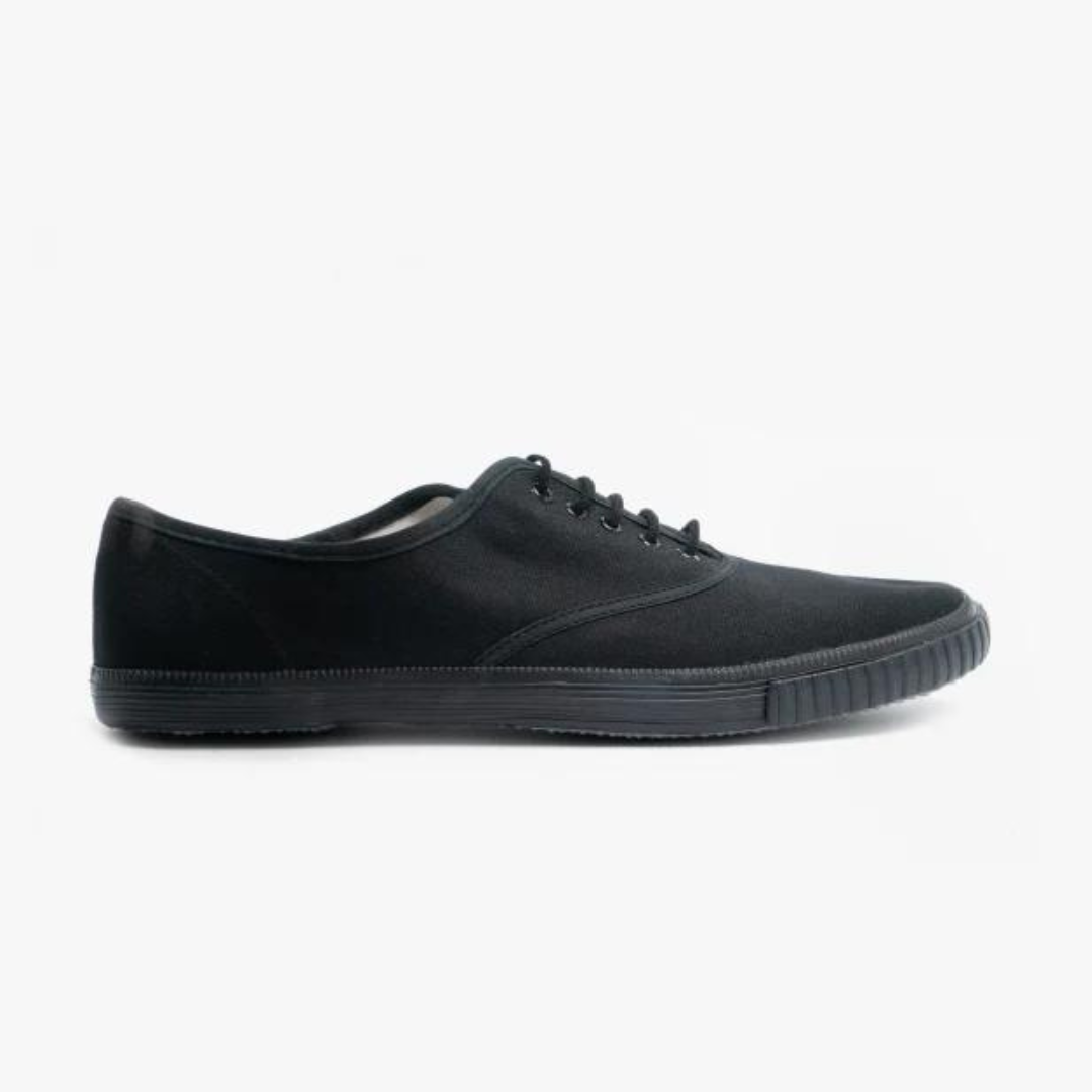 DEK NOVA Unisex Lace Plimsolls Black