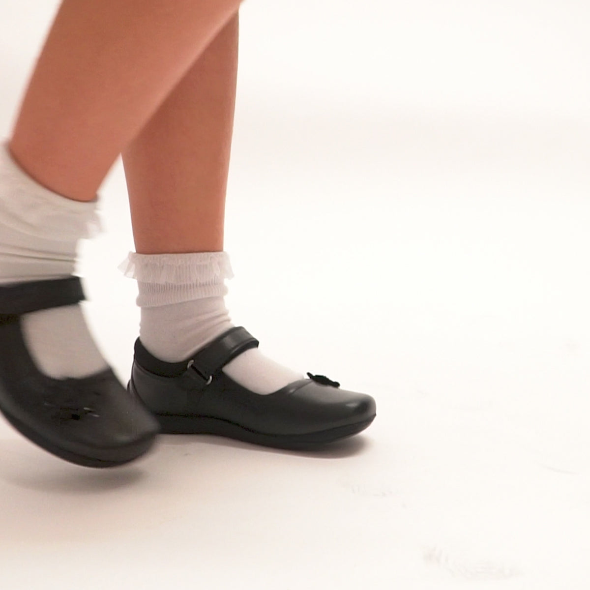 Hush Puppies JESSICA Girls School Shoes Black